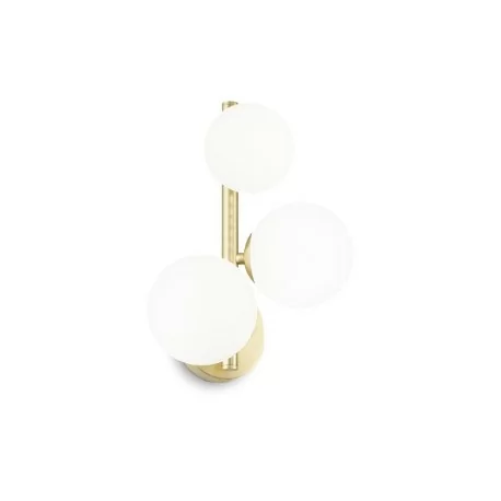 Ideal Lux Perlage AP3 lampada da muro classica - Bianco