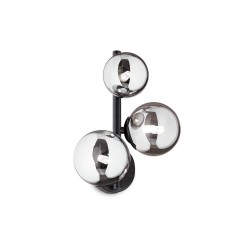 Ideal Lux Perlage AP3 applique design classico - Fumè