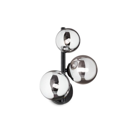 Applique Ideal Lux Perlage AP3 au design classique - Fumé