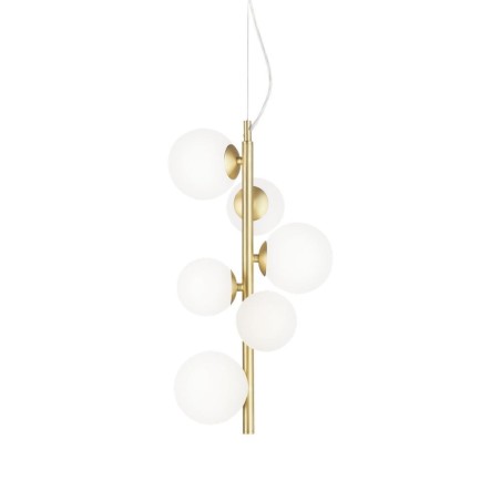 Ideal Lux Perlage SP6 lampadario soggiorno - Bianco