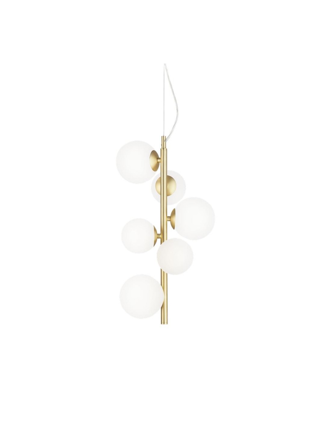 Ideal Lux Perlage SP6 lampadario soggiorno - Bianco