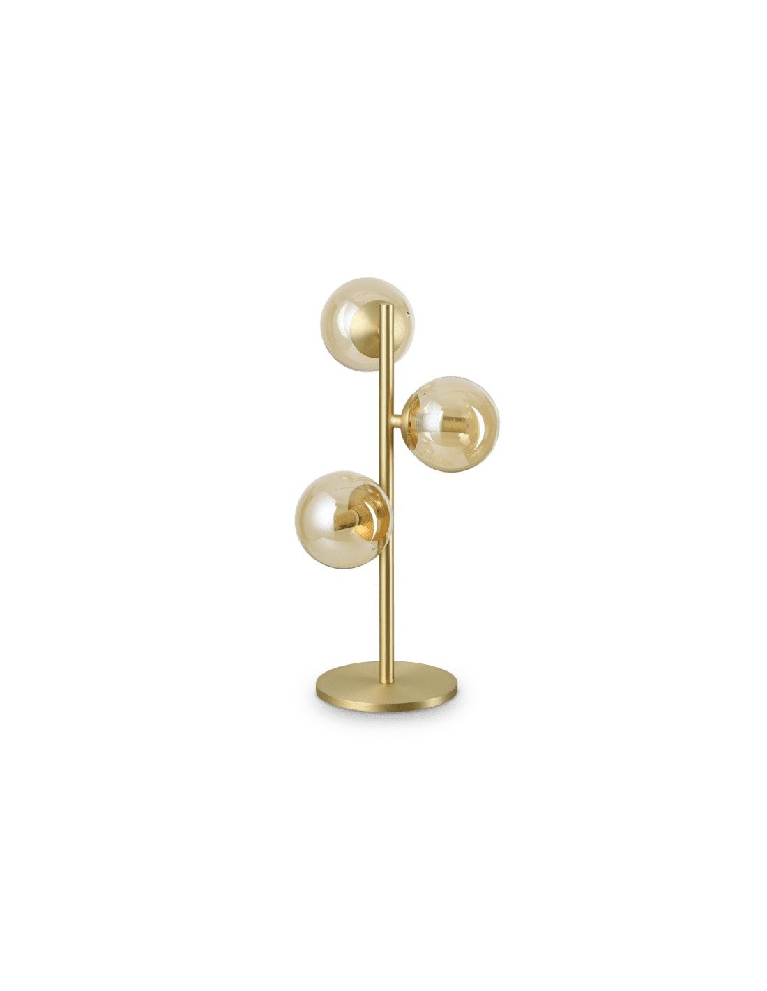 Ideal Lux Perlage TL3 : lampes de table en verre, lampe de table en cristal, lampes de table en cristal
