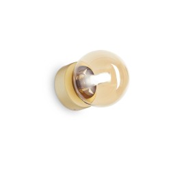 Ideal Lux Perlage AP1, applique murale au design moderne - Ambre