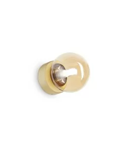 Ideal Lux Perlage AP1 lampada da muro design moderno - Ambra