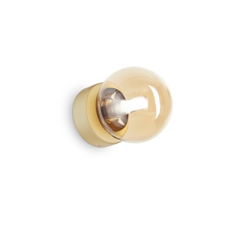 Ideal Lux Perlage AP1, applique murale au design moderne - Ambre
