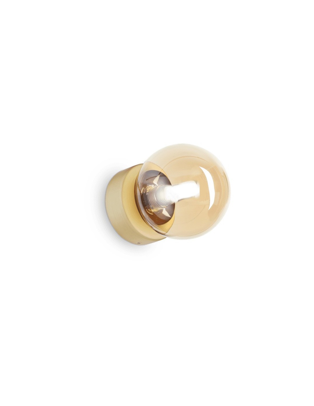 Ideal Lux Perlage AP1, applique murale au design moderne - Ambre