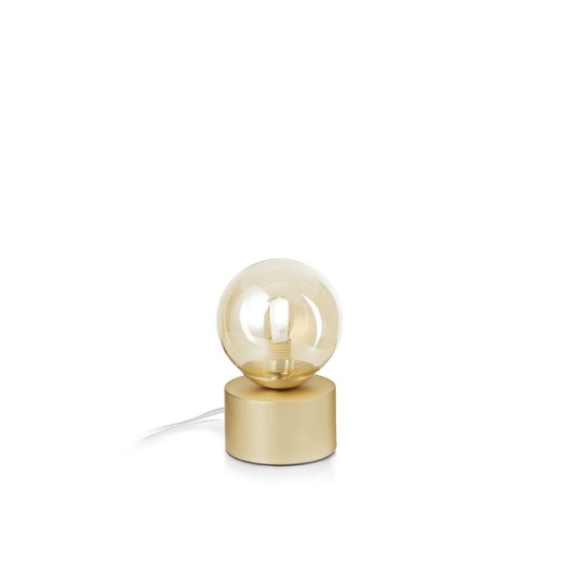 Lampe de chevet Ideal Lux Perlage TL1 - Ambre