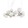Ideal Lux Perlage SP14 lampadario soggiorno - Bianco