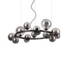 Ideal Lux Perlage SP14 lampadario soggiorno - Fumè