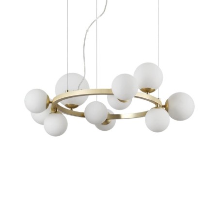 Ideal Lux Perlage SP11 lampadario sospensione per salone - Bianco