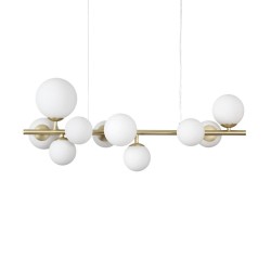 Ideal Lux Perlage SP10 lampadario sospensione per salotto - Bianco
