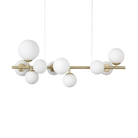 Ideal Lux Perlage SP10, suspension pour salon - Blanc