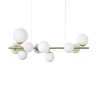 Ideal Lux Perlage SP10 lampadario sospensione per salotto - Bianco