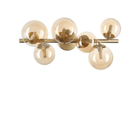 Ideal Lux Perlage PL6, plafonnier au design classique - Ambre