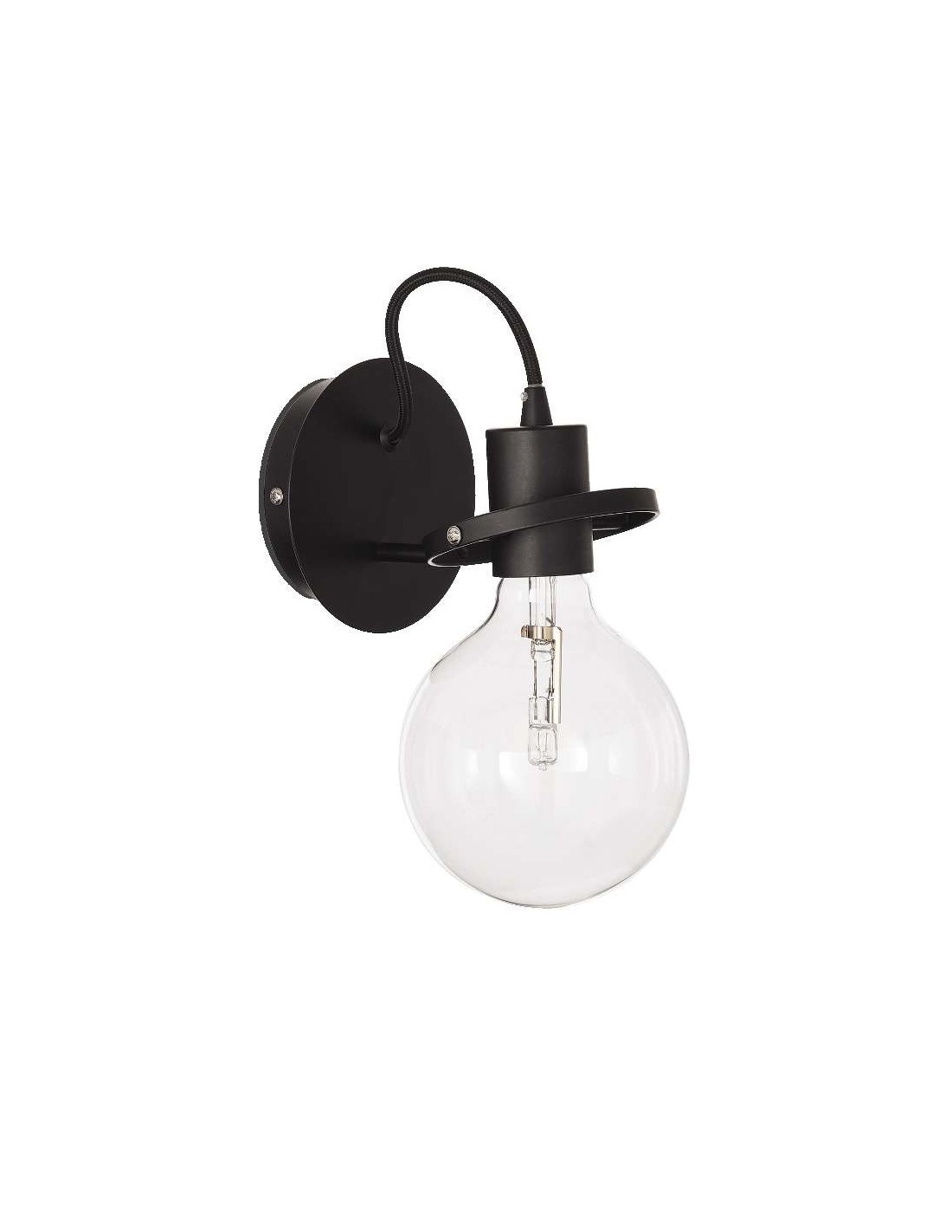 Ideal Lux Radio AP1 applique design moderno in metallo - Nero