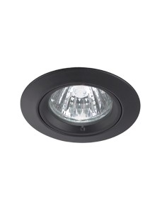 Rossini Thera 5128 faretto incasso GU10 foro 68 mm - Nero