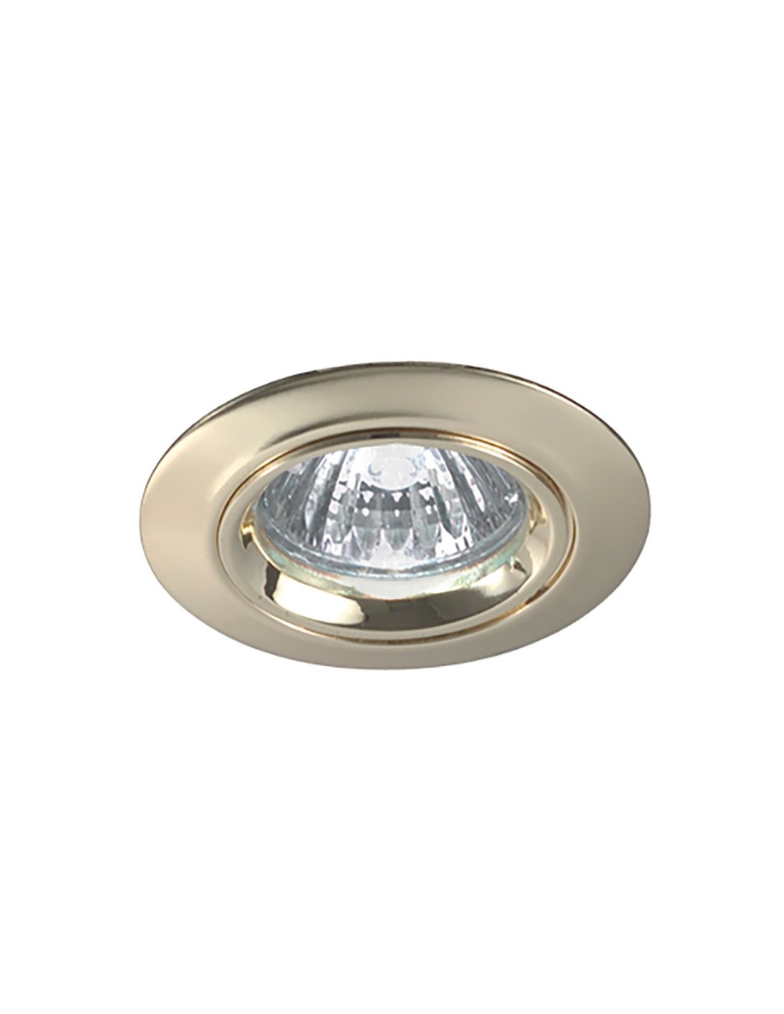 Rossini Thera 5128 faretto incasso GU10 foro 68 mm - Oro lucido