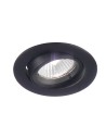 Rossini Thera 205984 faretto da incasso orientabile foro 82 mm - Nero
