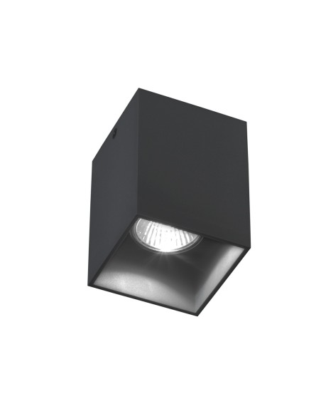 Rossini ARG001 Argo plafoniera in alluminio - Nero
