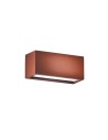 Rossini Guava GUA002 applique moderna rettangolare led da esterno - Marrone, 4000° k