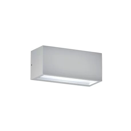 Rossini Guava GUA002 applique moderna rettangolare led da esterno - Grigio, 4000° k