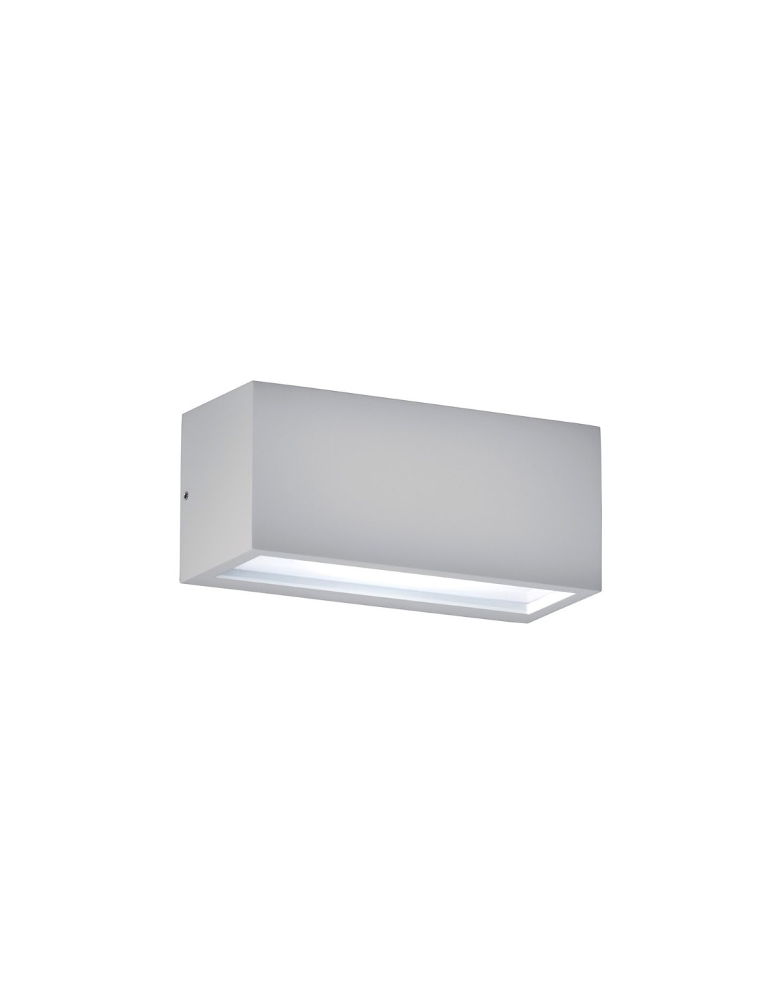 Rossini Guava GUA001 : applique moderne rectangulaire à LED pour l'extérieur - Gris, 3000 K