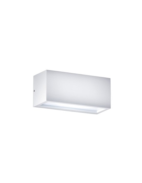 Rossini Guava GUA001 applique moderna rettangolare led da esterno - Bianco, 3000° k
