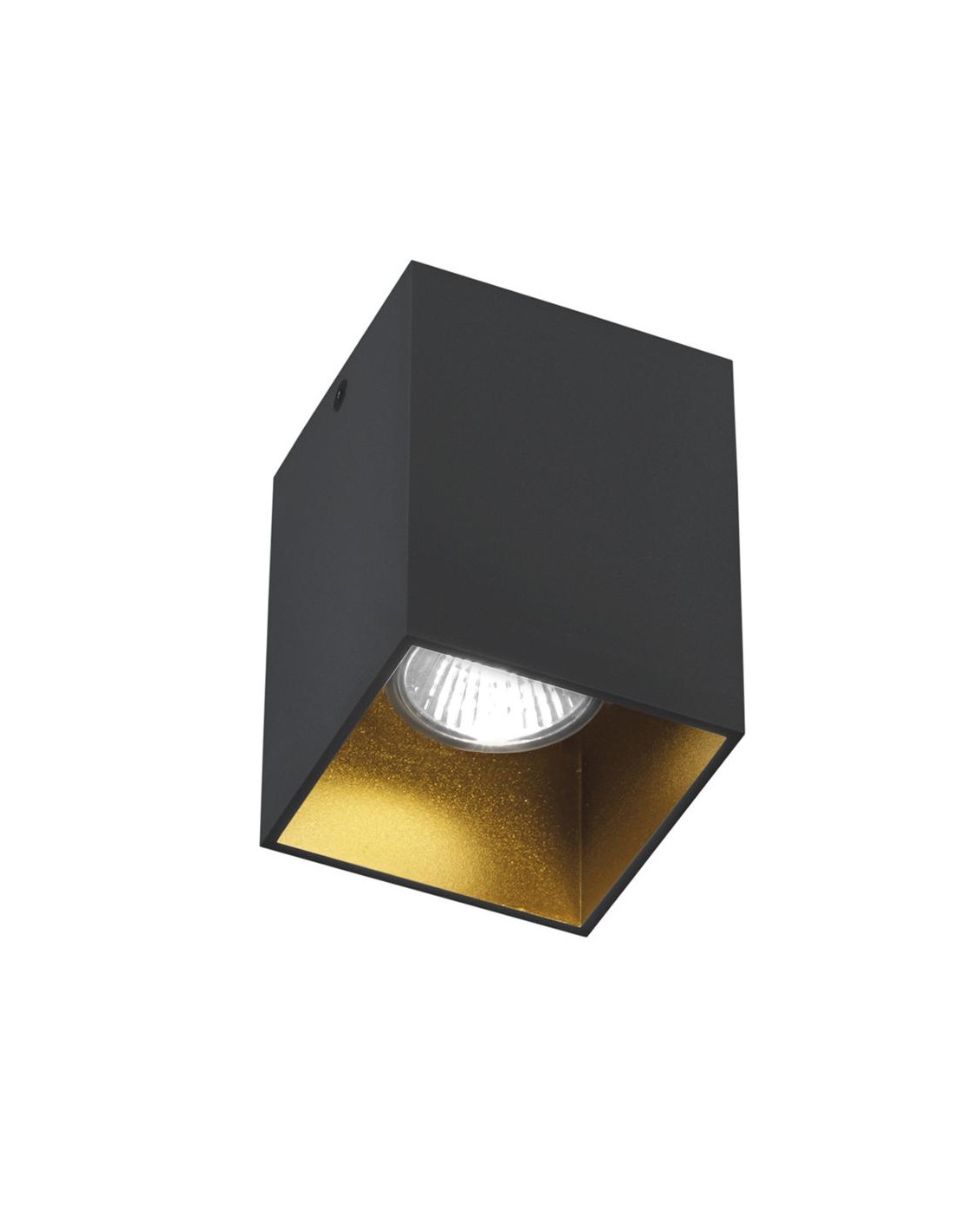 Rossini ARG001 Argo, plafonnier en aluminium - Noir, or satiné