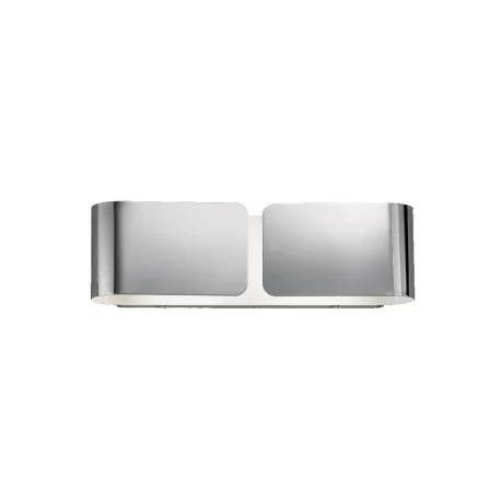 Ideal Lux Clip AP2 Small applique moderna in metallo E27 60W - Cromo
