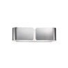 Ideal Lux Clip AP2 Small applique moderna in metallo E27 60W - Cromo