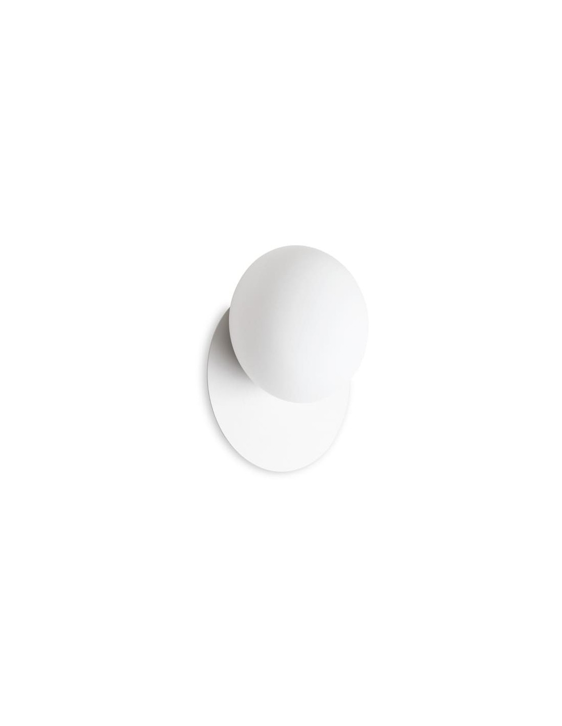 Ideal Lux Ninfea AP1, applique murale moderne - Blanc