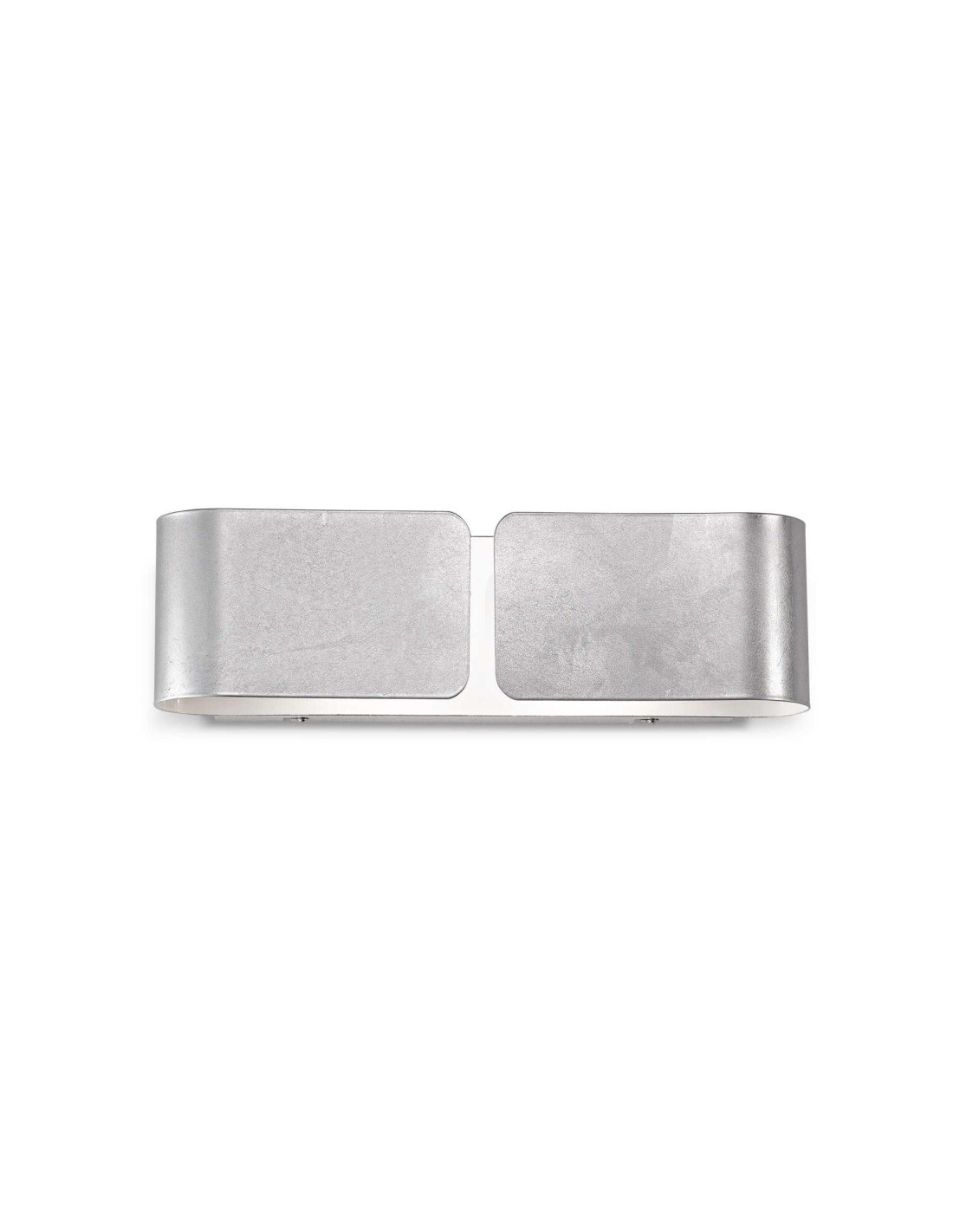 Ideal Lux Clip AP2 Small : applique moderne en métal, E27, 60 W, argent