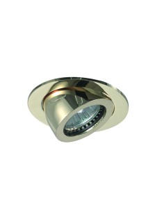 Rossini Pivot 5130, spot orientable encastrable - Or brillant