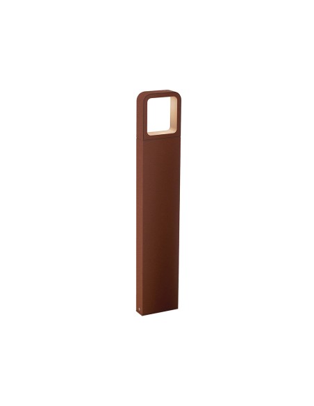 Rossini Pitt PIT002 : poteau d'éclairage LED sur pied pour l'extérieur - Corten