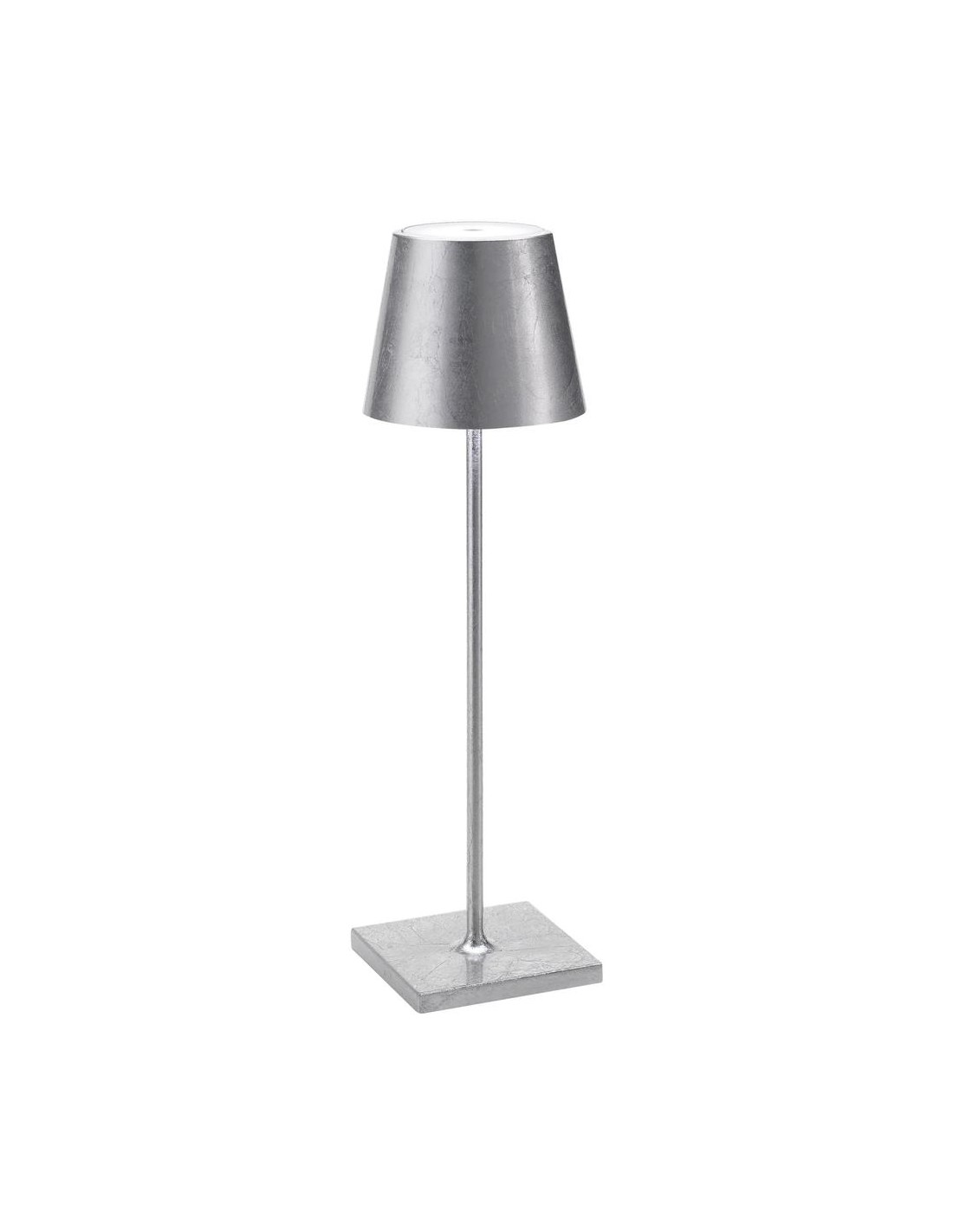 Poldina Pro foglia argento, la poldina prezzo, lampada poldina pro prezzo, zafferano lampade ricaricabili, lampada led poldina