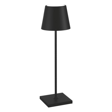 Poldina Pro nera luce da tavolo ricaricabile, poldina pro offerta, lampada la poldina, poldina lampada senza filo
