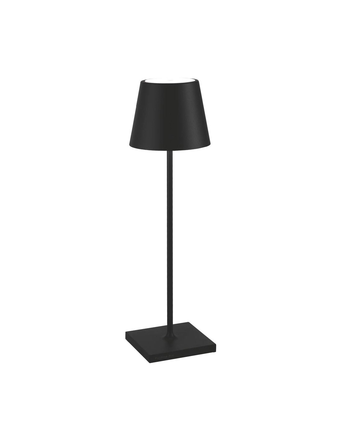 Poldina Pro nera luce da tavolo ricaricabile, poldina pro offerta, lampada la poldina, poldina lampada senza filo