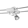 Rossini Wire WIR401 : luminaire à fixation par tige sur câbles GU10