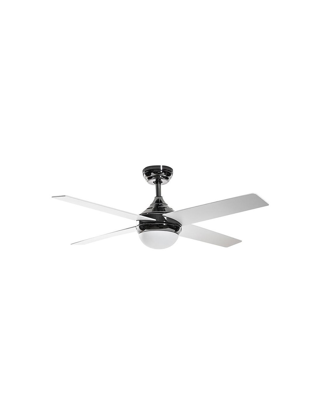 Ventilateur Rossini Meltemi MET001B à 4 pales, blanc, 12 W, 3 K