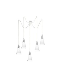 Rossini Renoir REN004 sospensione e27 cristallo 5x75w