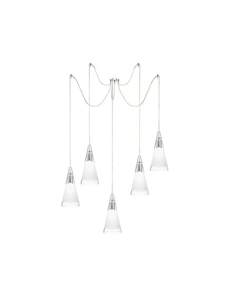 Rossini Renoir REN004 sospensione e27 cristallo 5x75w