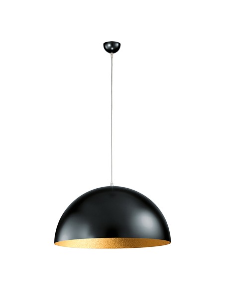 Rossini Ofu OFU001NOS suspension E27 noir/or satiné 1x75 W