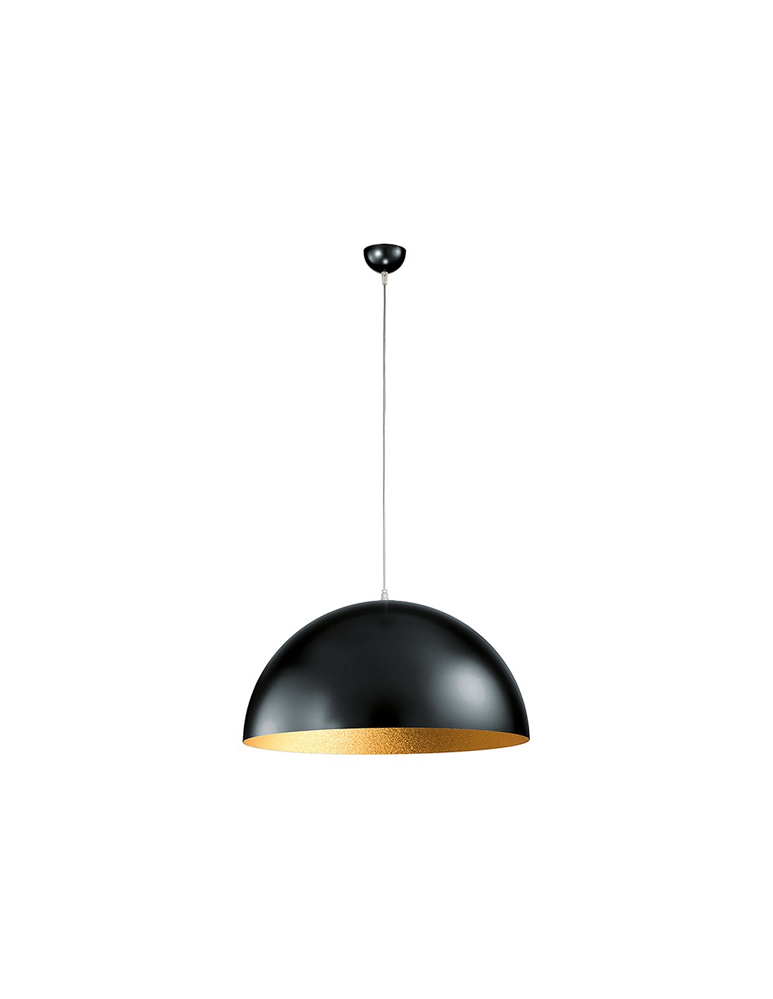 Rossini Ofu OFU001NOS suspension E27 noir/or satiné 1x75 W