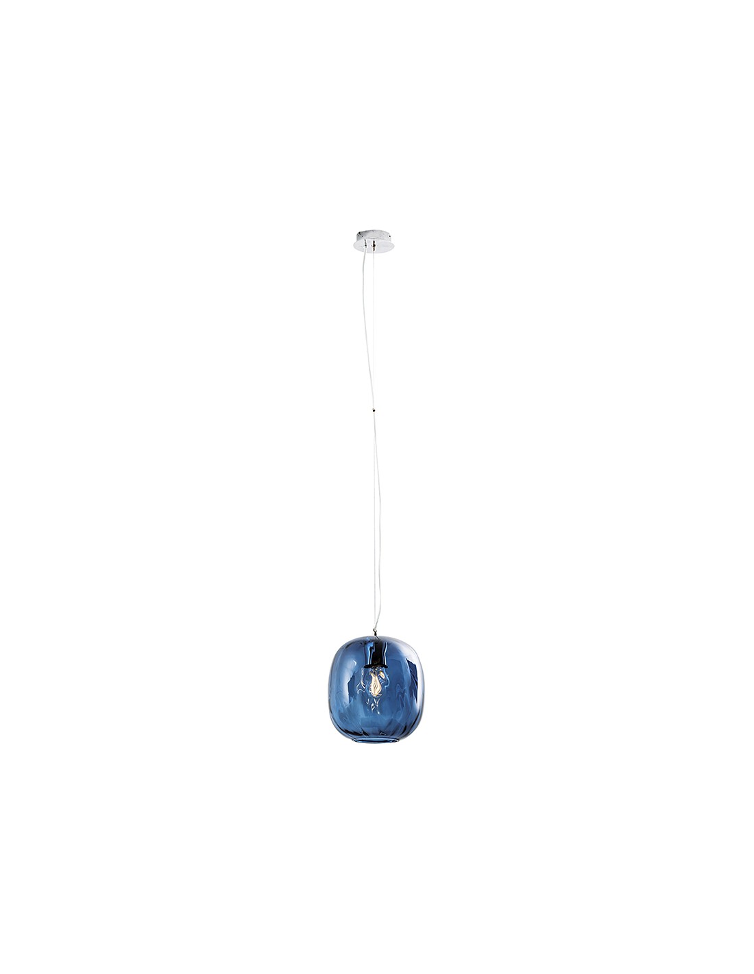 Rossini Oban OBA101BLU sospensione con attacco e27 blu