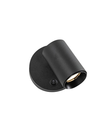 Rossini Rod ROD002N lampada da parete nero gu10