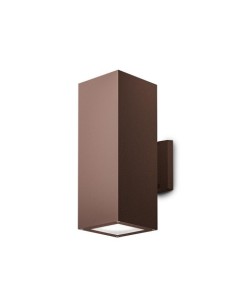 Gea Luce GES1018, applique murale d'extérieur couleur rouille