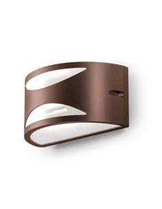 Gea Luce GES1042 marron, applique murale d'extérieur