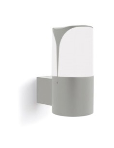 Gea Luce GES723 grigio metallizzato lampada da parete per esterno
