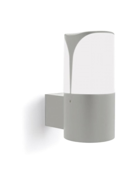 Gea Luce GES723 grigio metallizzato lampada da parete per esterno