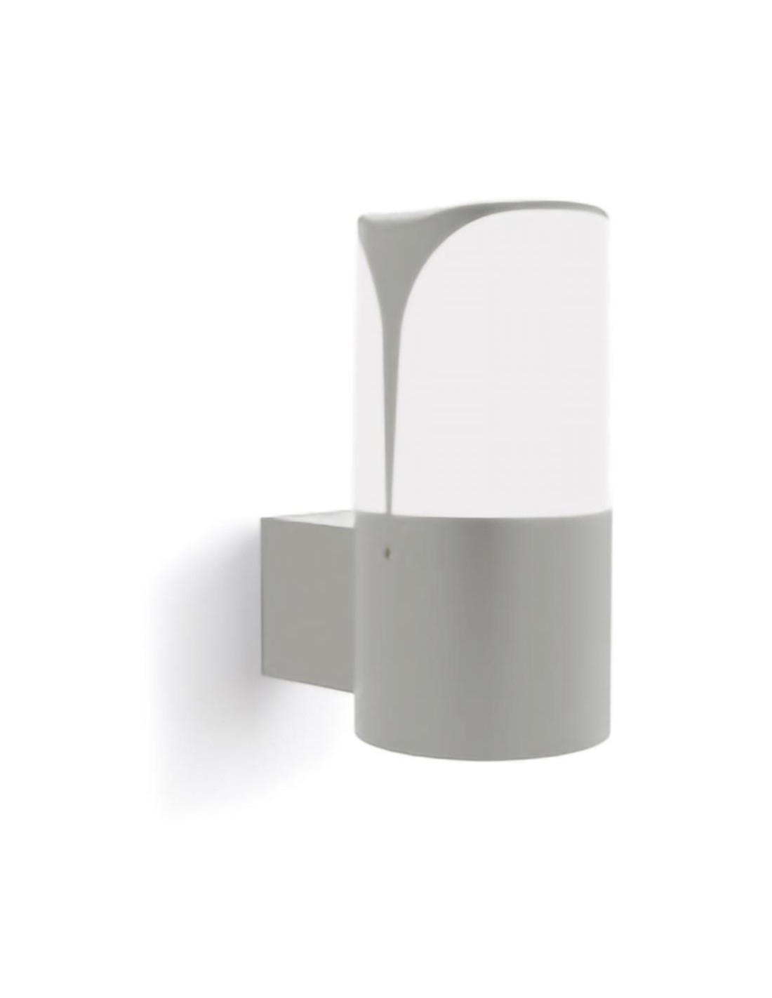 Gea Luce GES723 grigio metallizzato lampada da parete per esterno